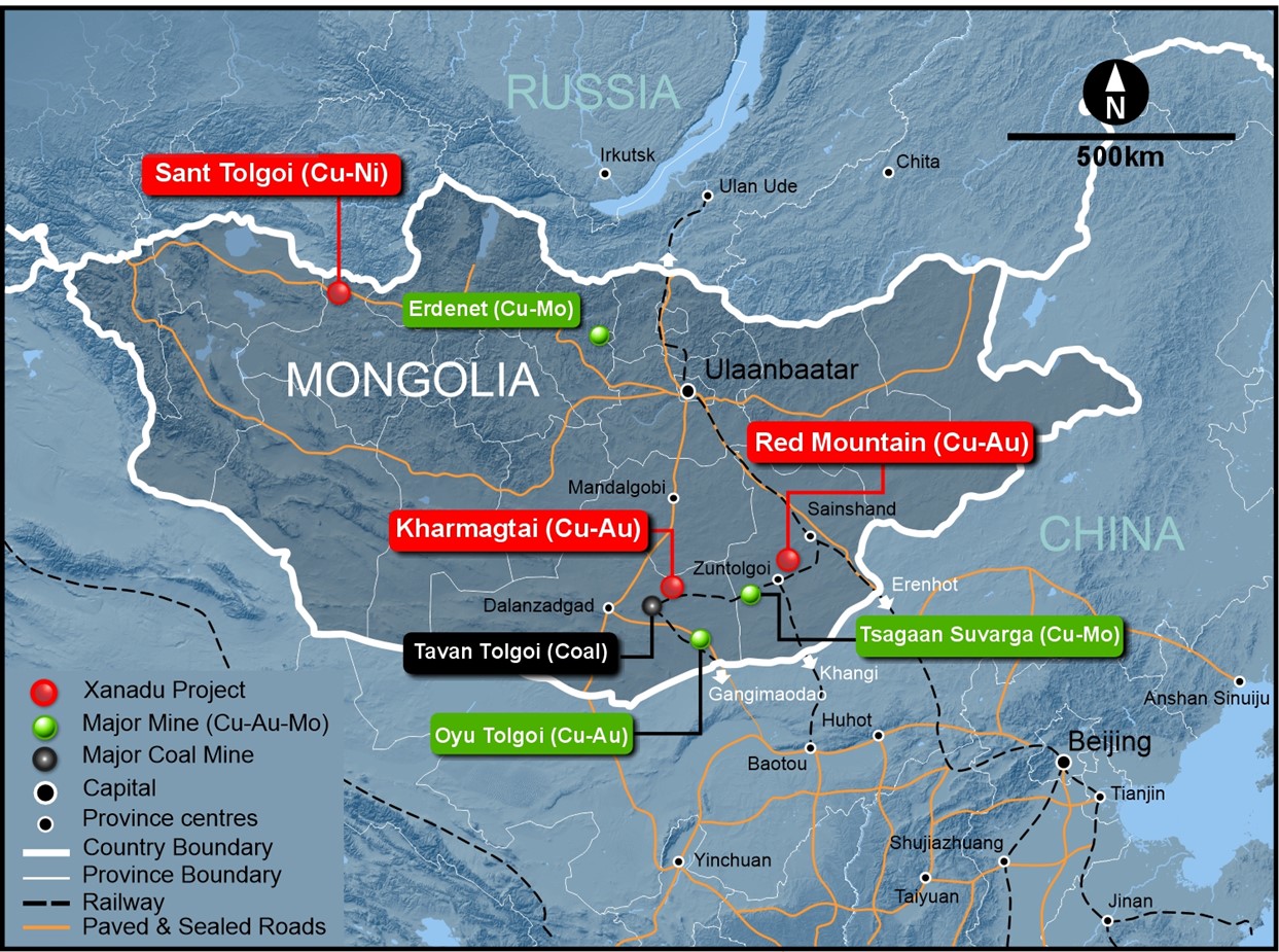 The Sant Tolgoi located in the Zavchan Province of Western Mongolia