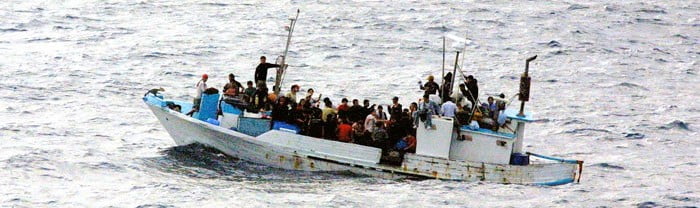 every asylum seeker in a boat is a problem