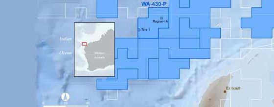 Map of Toro-1 Exploratory well