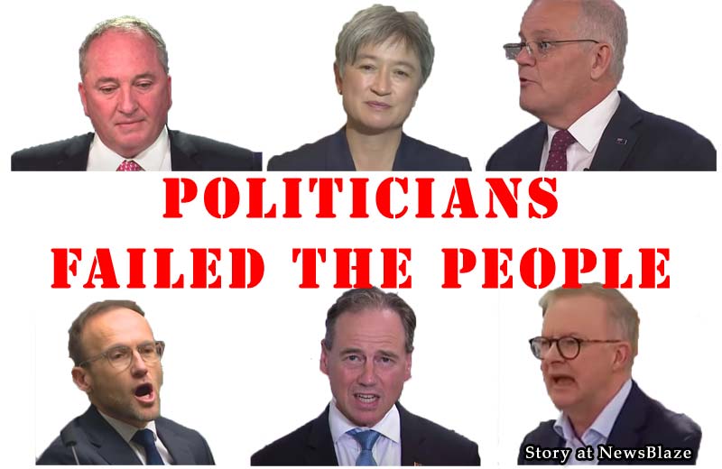 Australia Major Parties politicians failed the people