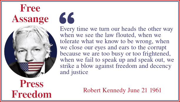 free assange robert kennedy