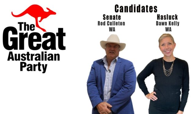 Dr William Bay Leaves Great Australian Party After Preference Card Dispute
