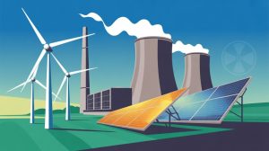 liberal net zero australia energy mix, ai image via NewsBlaze