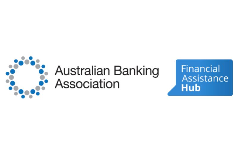 australian banking association financial assistance hub logos